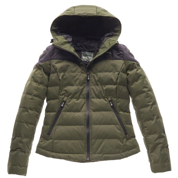 Motorcycle Jackets Blauer Easy Winter 2.0 Woman Kaki Blue Motorcycle Jackets Blauer Easy Winter 2.0 Woman Kaki Blue
