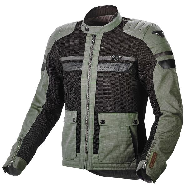 Motorcycle Jackets Macna Fluent Military Green Motorcycle Jackets Macna Fluent Military Green
