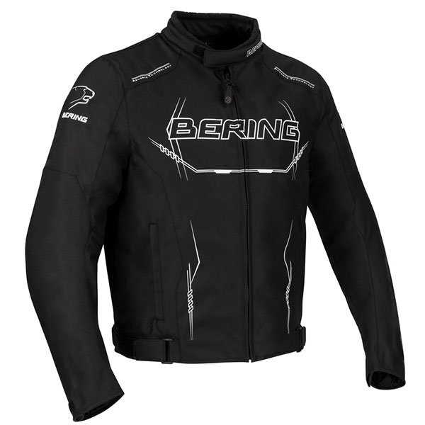 Motorcycle Jackets Bering Forcio Black White