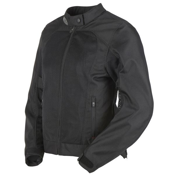 Furygan Genesis Mistral Lady Evo 2 Black + Back Protector D3O Viper Level 2