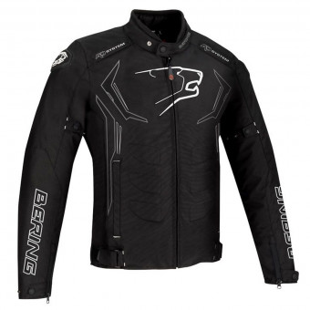 Motorcycle Jackets Bering Guardian Black White Grey Silver