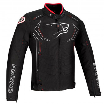 Motorcycle Jackets Bering Guardian Black White Red