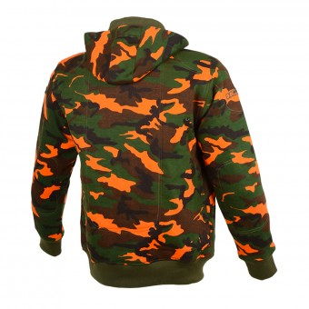 Booster Hoodie Core Camo Kaki Orange