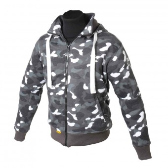 Motorcycle Jackets Booster Hoodie Core Camo Black White