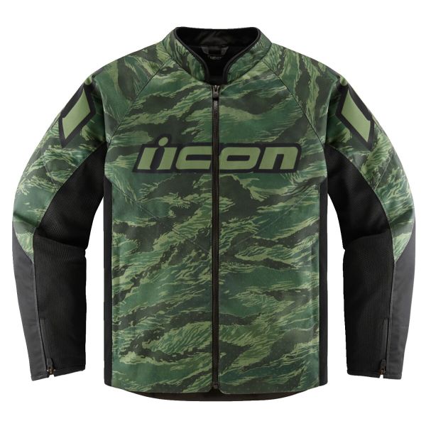 Motorcycle Jackets ICON Hooligan Tiger Blood Jacket Green Motorcycle Jackets ICON Hooligan Tiger Blood Jacket Green