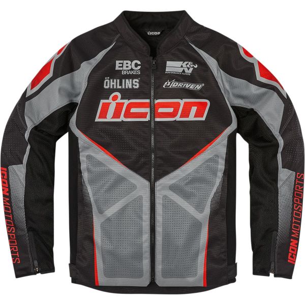 Motorcycle Jackets ICON Hooligan Ultrabolt Black