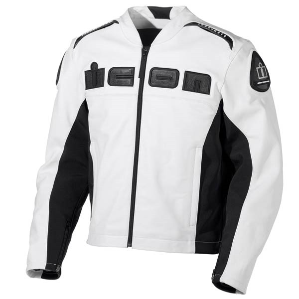 Motorcycle Jackets ICON Accelerant Jacket White