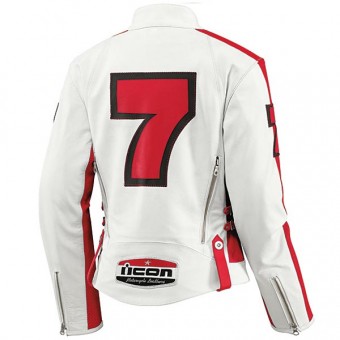 ICON Hella Crossbone Racer Crusader White