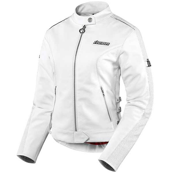 Icon white leather jacket outlet