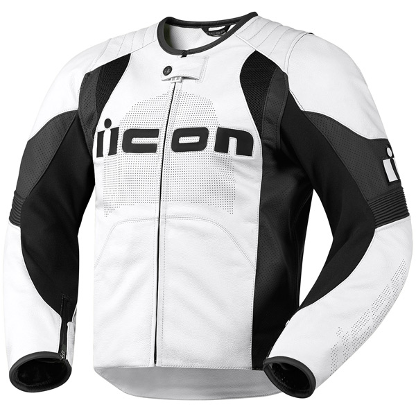 Motorcycle Jackets ICON Overlord Jacket White