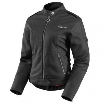 Motorcycle Jackets ICON Hella Leather Jacket Black