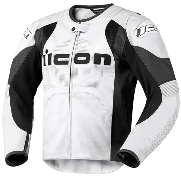 Motorcycle Jackets ICON Overlord Prime White