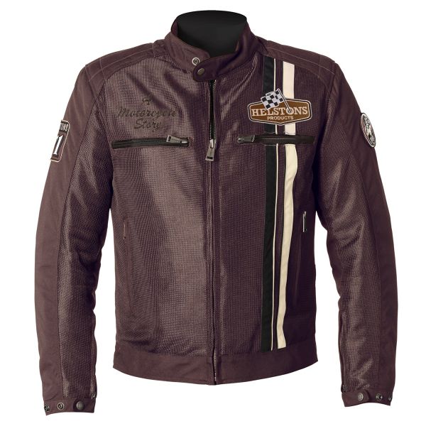 Motorcycle Jackets Helstons Indy Mesh Brown Beige