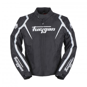 Furygan Irus Black White + Fury Air Bag System