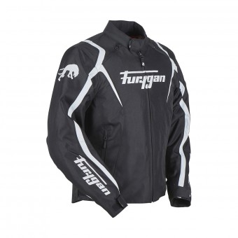 Furygan Irus Black White + Fury Air Bag System