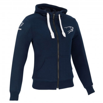Motorcycle Jackets Bering Lady Hoodiz Blue
