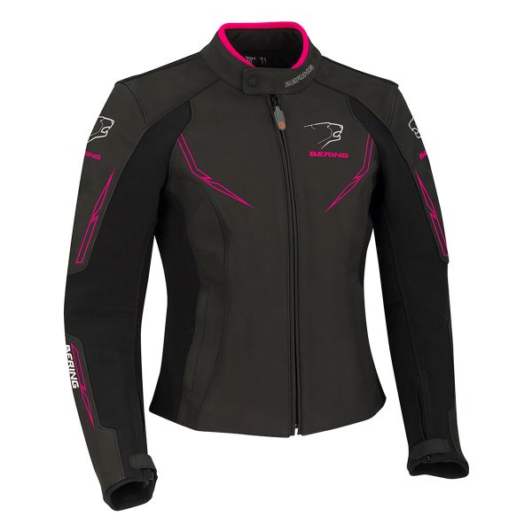 Motorcycle Jackets Bering Lady Kalina Black Fuchsia Motorcycle Jackets Bering Lady Kalina Black Fuchsia