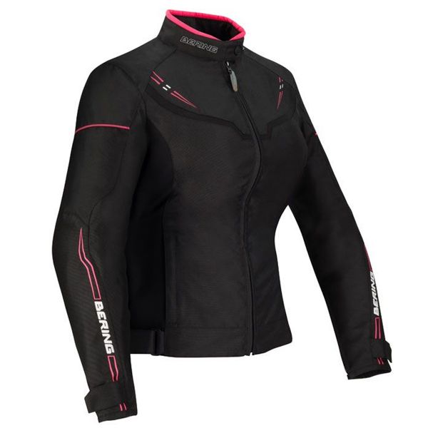 Motorcycle Jackets Bering Lady Paradise Black Fuchsia