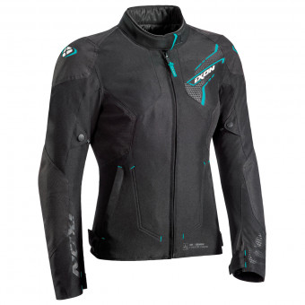 Motorcycle Jackets Ixon Luthor Lady Black Emeraude