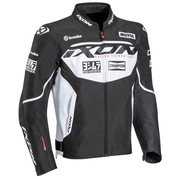 Motorcycle Jackets Ixon Matrix Evo Black White