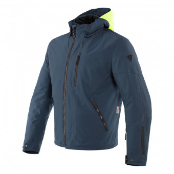 Motorcycle Jackets Dainese Mayfair D-Dry Fluo Yellow Ebony