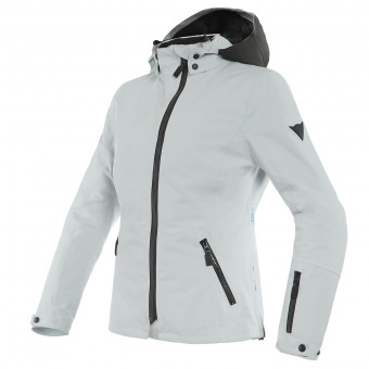 Motorcycle Jackets Dainese Mayfair Lady D-Dry Black Glacier Grey