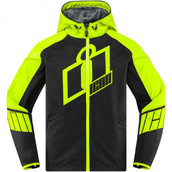 Motorcycle Jackets ICON Merc Crusader Hi-Viz Yellow