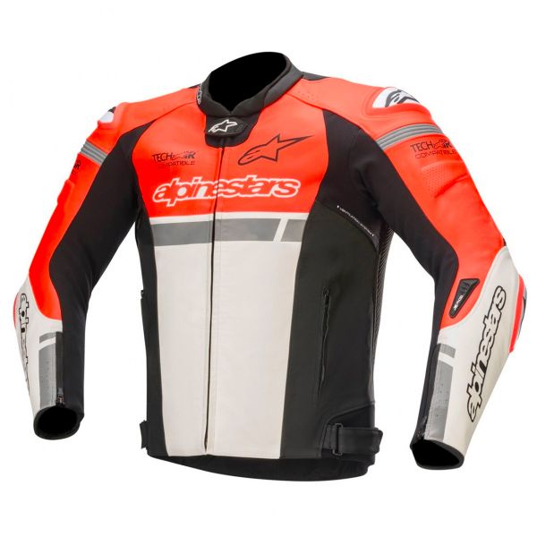 Motorcycle Jackets Alpinestars Missile Ignition Tech-Air Red Fluo White Black