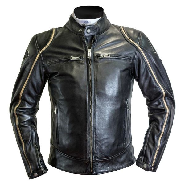 Motorcycle Jackets Helstons Modelo Rag Black Beige