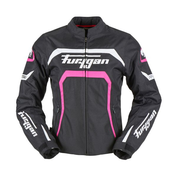 Furygan Mystic Lady Black Pink + Fury Air Bag System
