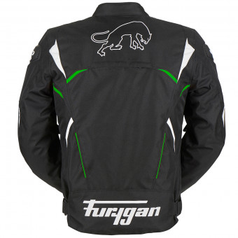 Furygan Narval Black White Green + Fury Air Bag System
