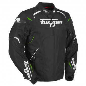 Furygan Narval Black White Green + Fury Air Bag System