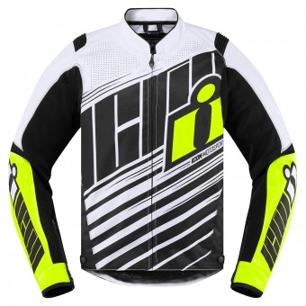 Motorcycle Jackets ICON Overlord SB2 Hi Viz Yellow
