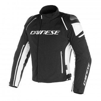 Motorcycle Jackets Dainese Racing 3 D-Dry Black White