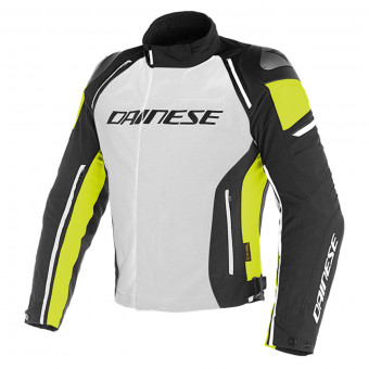 Motorcycle Jackets Dainese Racing 3 D-Dry Gray Black