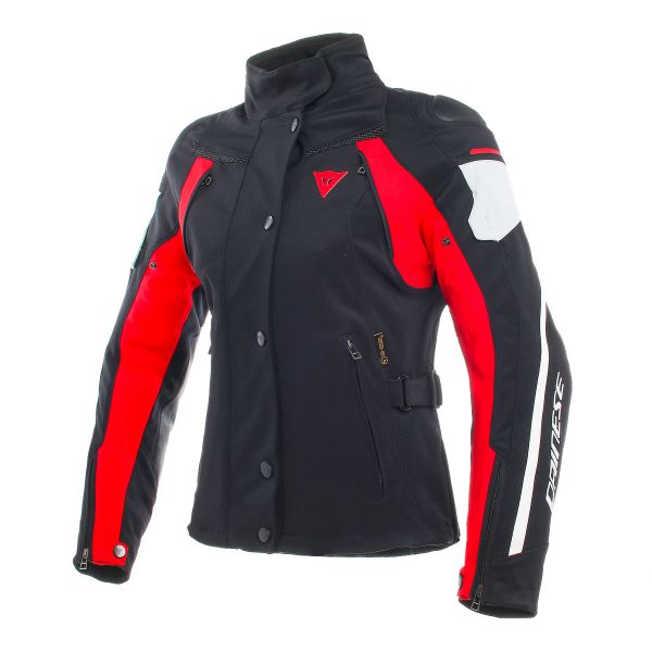 Motorcycle Jackets Dainese Rain Master Lady D-Dry Black Grey Red