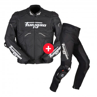 svar amplitude undskylde Pack Motorcycle jacket + Pants : Furygan Raptor Evo 2 Black White + Raptor  Evo Black White Pant | iCasque.co.uk