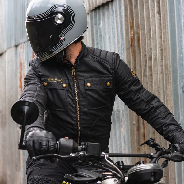Motorcycle Jacket Belstaff Roberts 2 0 Black Ready To Ship Icasque Co Uk