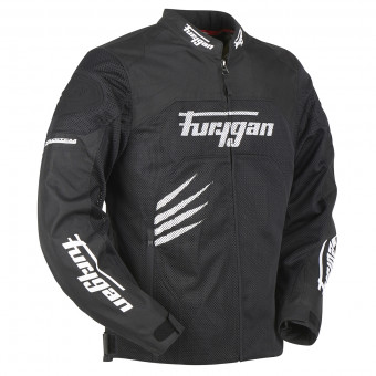 Motorcycle Jackets Furygan Rock Vented Black White