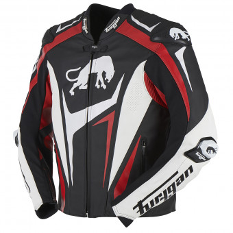 Motorcycle Jackets Furygan RS-R Black White Red