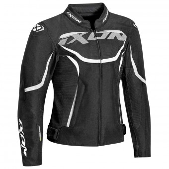 Motorcycle Jackets Ixon Sprinter Air Lady Black White