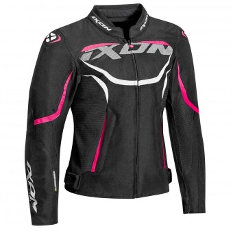 Motorcycle Jackets Ixon Sprinter Air Lady Black Fuchsia