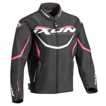Motorcycle Jackets Ixon Sprinter Kid Lady Black Fuchsia