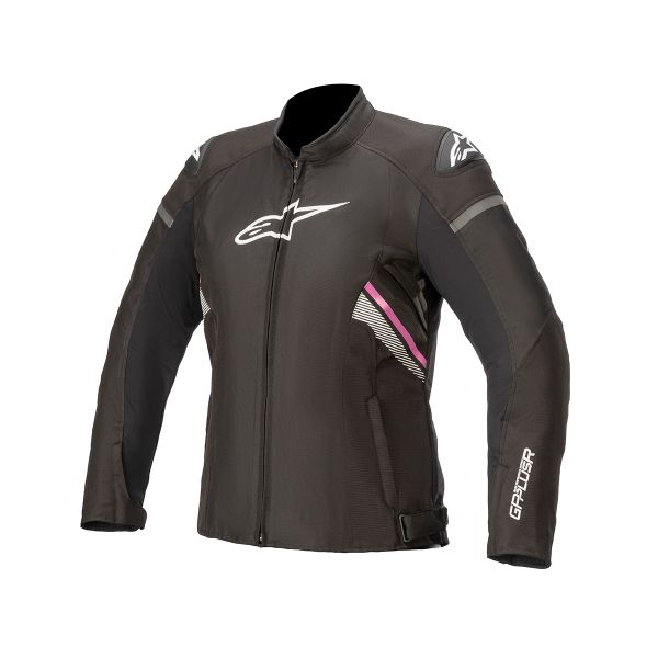 Motorcycle Jackets Alpinestars Stella T-GP Plus R V3 Black White Fuchsia
