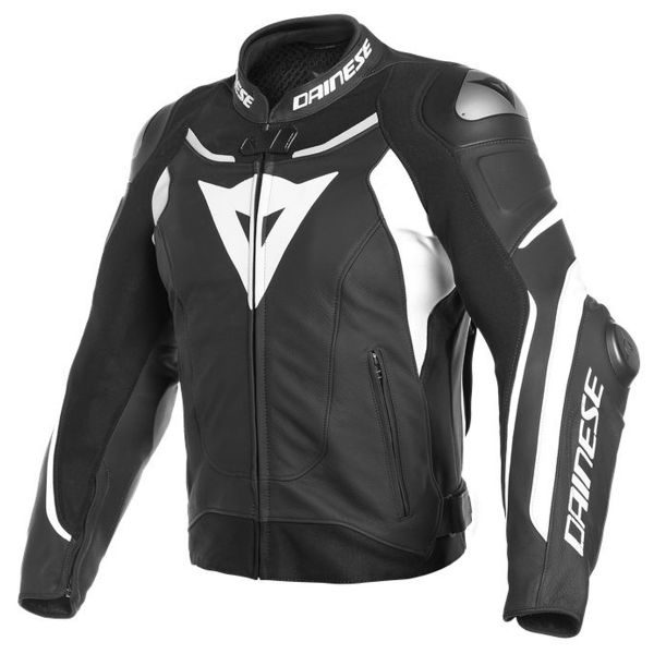 Motorcycle Jackets Dainese Super Speed 3 Black White