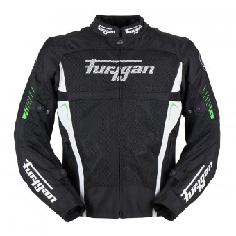 Motorcycle Jackets Furygan Swirl Vented 3in1 Black White Green