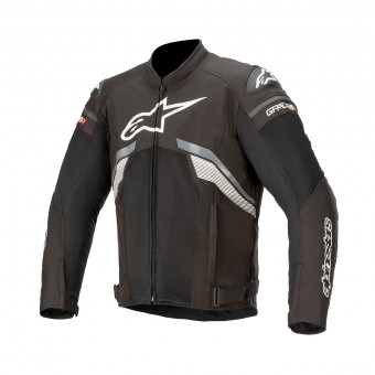 Motorcycle Jackets Alpinestars T-GP Plus R V3 Air Black Dark Gray White