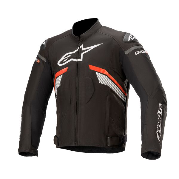 Motorcycle Jackets Alpinestars T-GP Plus R V3 Black Red Fluo White