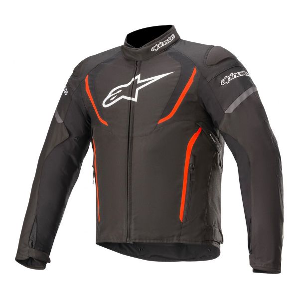 Motorcycle Jackets Alpinestars T-Jaws V3 Waterproof Black Red Fluo
