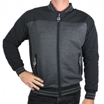 Motorcycle Jackets HARISSON Teddy Bear Black Grey